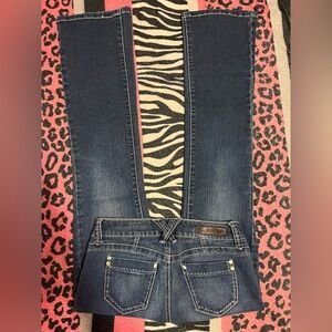 Vintage low rise Candies bootcut jeans